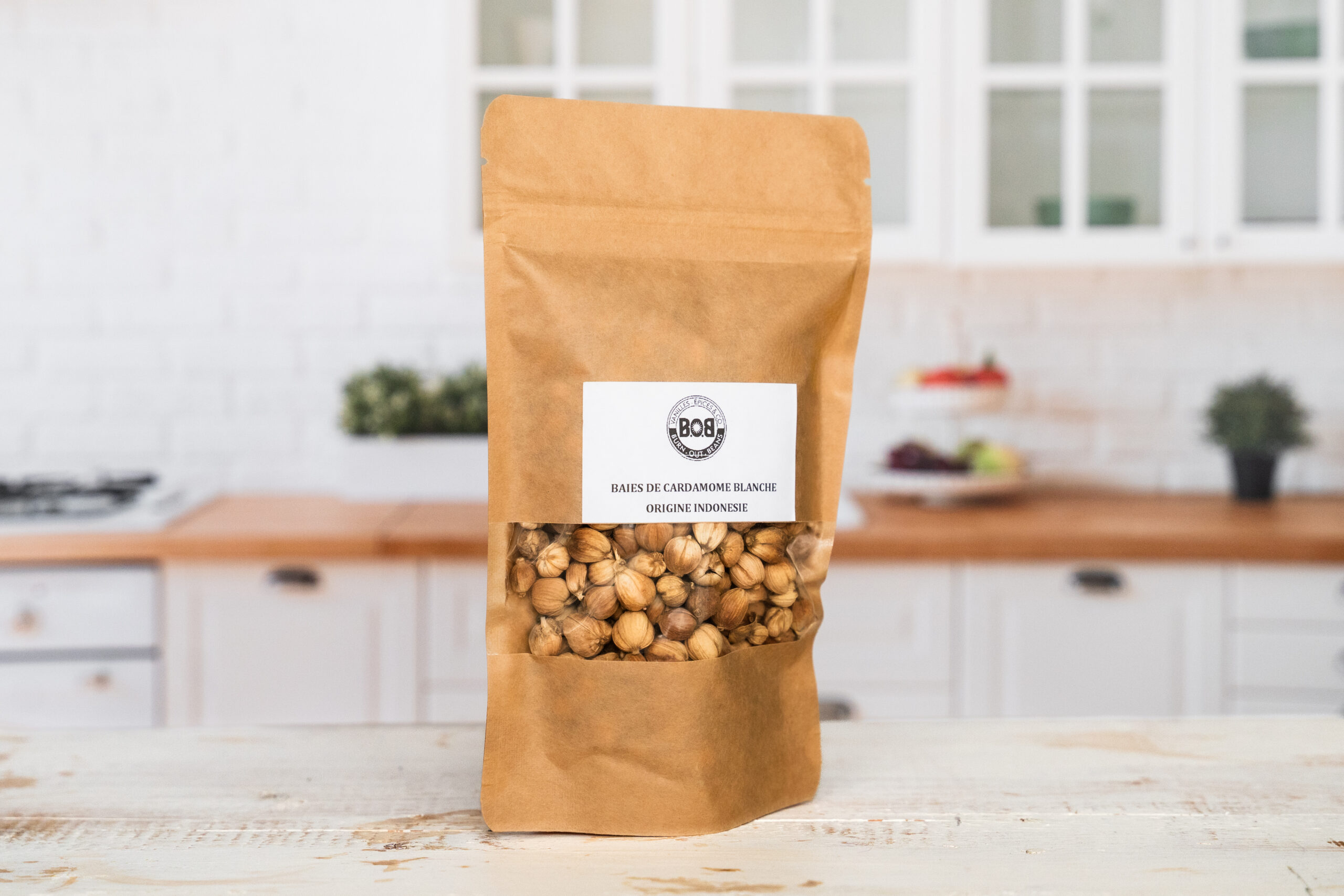 Épice - Baies de Cardamome Blanche Indonésie - vrac 250g à 1000g